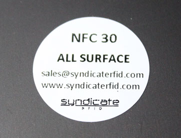 Circular NFC Label